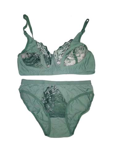 Sea Green Bra Panty Combo